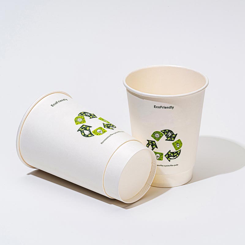 Aqueous lined paper cups